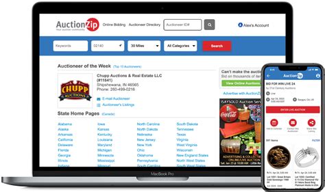 hibid auctions by zip code.